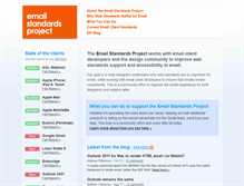 Tablet Screenshot of email-standards.org